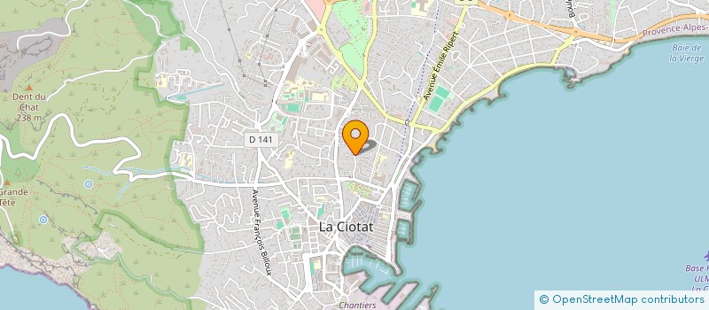 localisation de l'entreprise MONSIEUR ERIC DESIDERI à LA CIOTAT