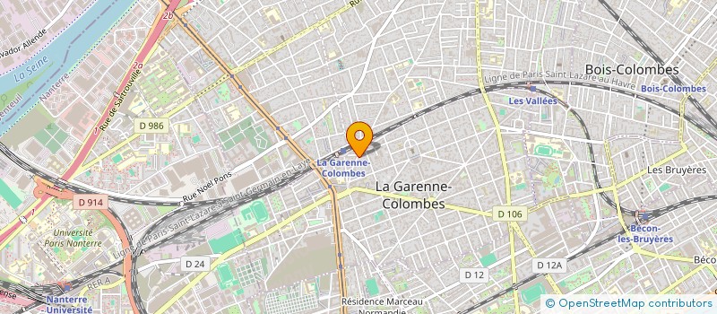 localisation de l'entreprise MONSIEUR ERIC DESOR  LA GARENNE-COLOMBES