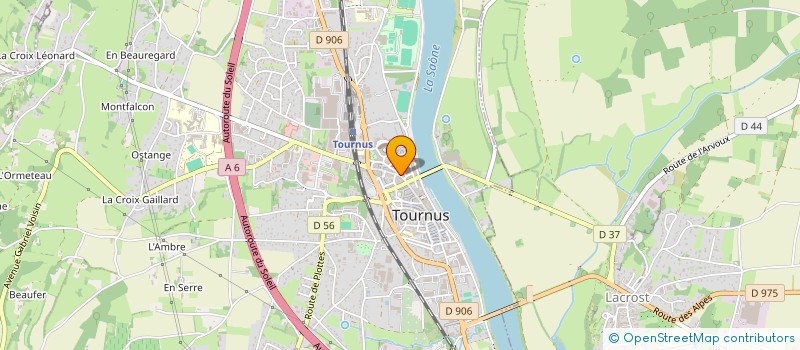 localisation de l'entreprise MONSIEUR ERIC DESPERT à TOURNUS