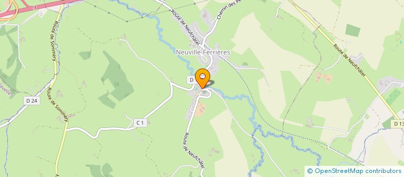 localisation de l'entreprise MONSIEUR ERIC DESPRES  NEUVILLE-FERRIERES