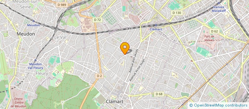localisation de l'entreprise MONSIEUR ERIC DESRUENNES à CLAMART