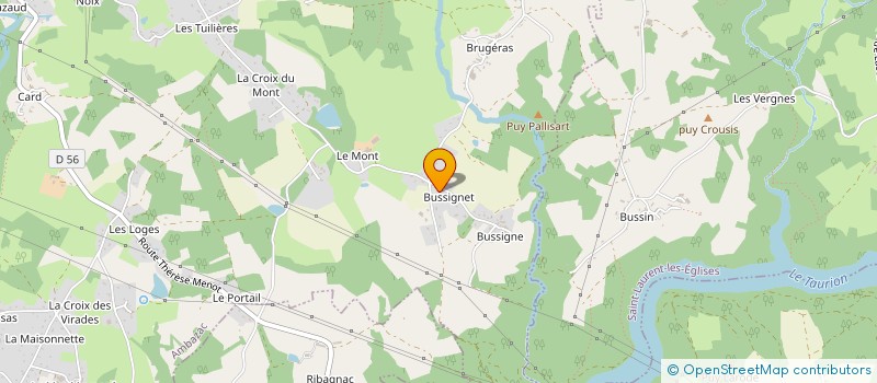 localisation de l'entreprise MONSIEUR ERIC DESSAGNES  AMBAZAC