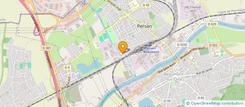 localisation de l'entreprise MONSIEUR ERIC DESSAINTS  PERSAN