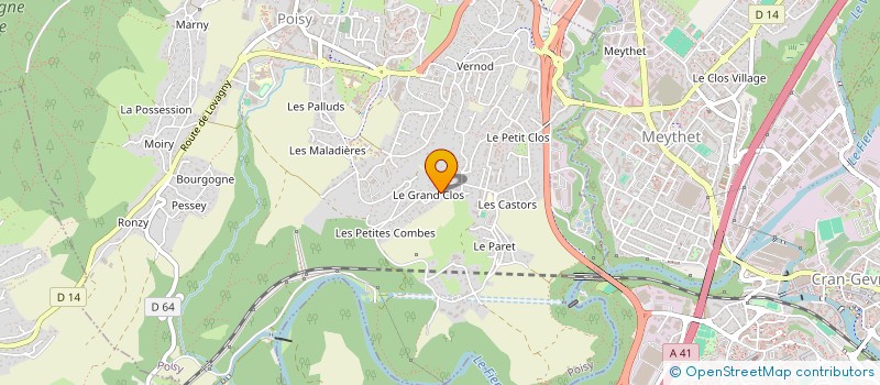 localisation de l'entreprise MONSIEUR ERIC DESSERTINE à POISY