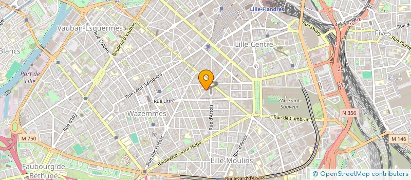 localisation de l'entreprise MONSIEUR ERIC DESSUPOIU à LILLE