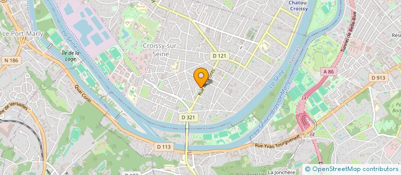 localisation de l'entreprise MONSIEUR ERIC DESTOMBES  CROISSY-SUR-SEINE