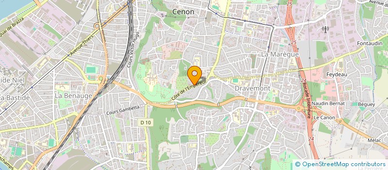 localisation de l'entreprise MONSIEUR ERIC DESURMONT  CENON