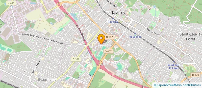 localisation de l'entreprise MONSIEUR ERIC DEVIDAL  TAVERNY