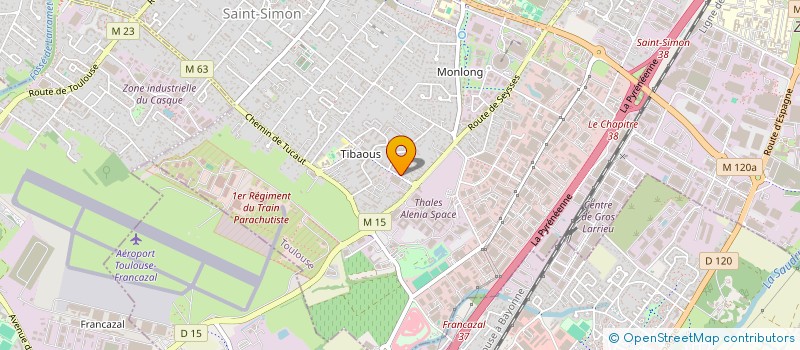 localisation de l'entreprise MONSIEUR ERIC DEVIENNE à TOULOUSE