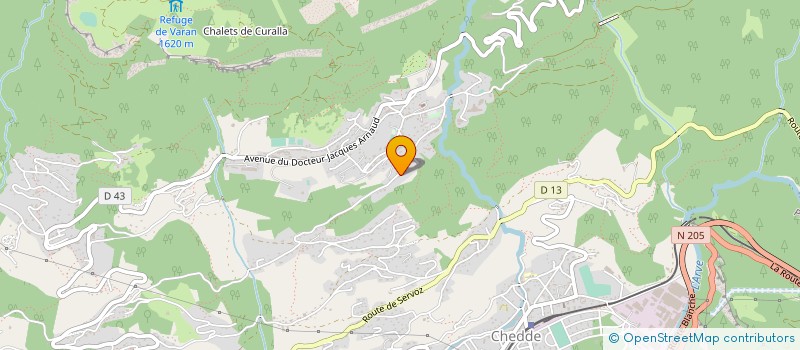 localisation de l'entreprise MONSIEUR ERIC DEVILLAZ  PASSY