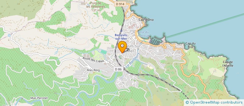 localisation de l'entreprise MONSIEUR ERIC DEVILLE  BANYULS-SUR-MER