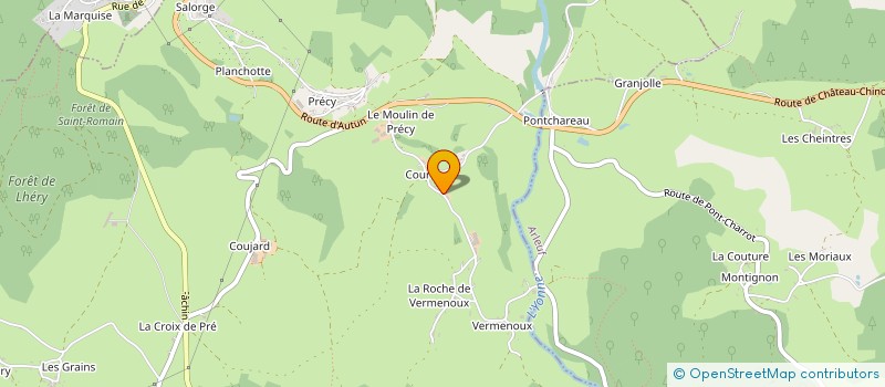 localisation de l'entreprise MONSIEUR ERIC DEVOUCOUX  CHATEAU-CHINON (CAMPAGNE)