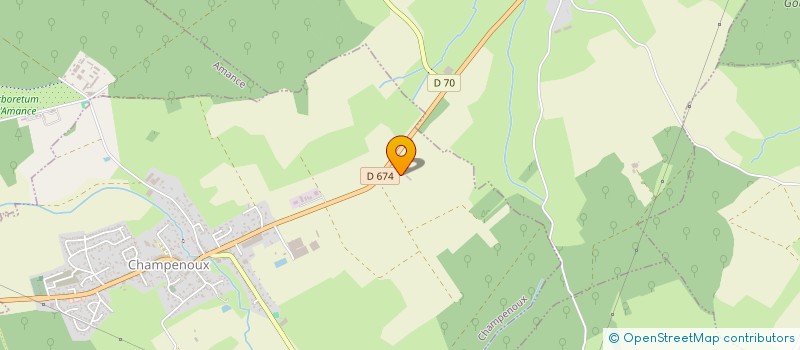 localisation de l'entreprise MONSIEUR ERIC DIARD  CHAMPENOUX