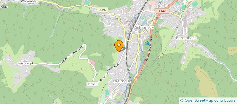 localisation de l'entreprise MONSIEUR ERIC DIEBOLD  LA BROQUE