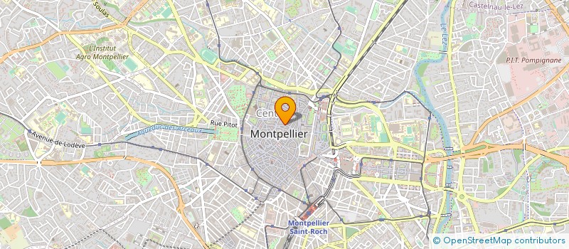 localisation de l'entreprise MONSIEUR ERIC DIEU à MONTPELLIER