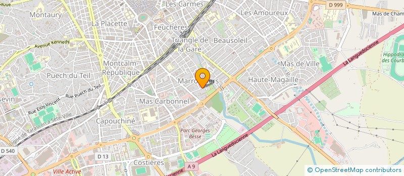 localisation de l'entreprise MONSIEUR ERIC DIEUDEGARD à NIMES