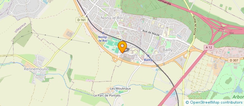 localisation de l'entreprise MONSIEUR ERIC DIONE  NOISY-LE-ROI