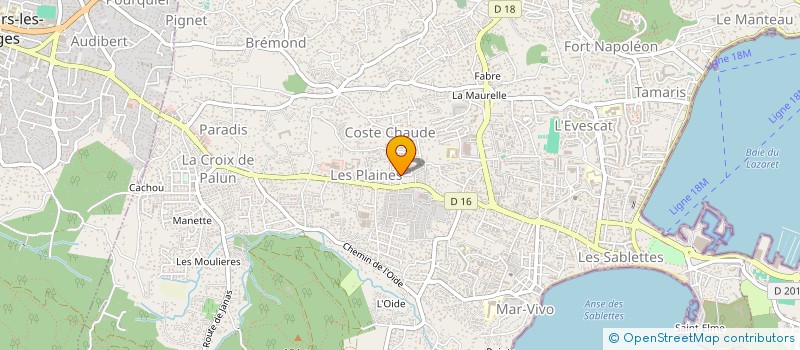 localisation de l'entreprise MONSIEUR ERIC DIOULOUFET à LA SEYNE-SUR-MER
