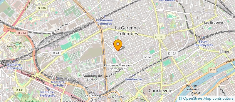 localisation de l'entreprise MONSIEUR ERIC DJAIDER à LA GARENNE-COLOMBES