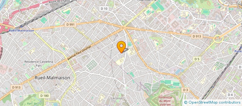 localisation de l'entreprise MONSIEUR ERIC DJOUADI à NANTERRE