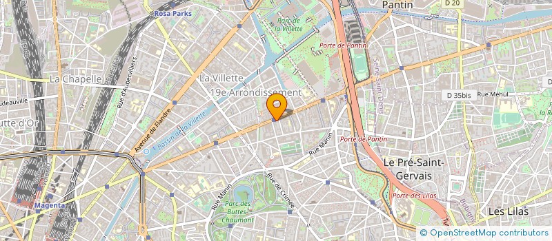 localisation de l'entreprise MONSIEUR ERIC DOCTEUR GOLDBERG  PARIS