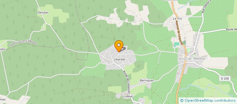 localisation de l'entreprise MONSIEUR ERIC DODIER  LISTRAC-MEDOC