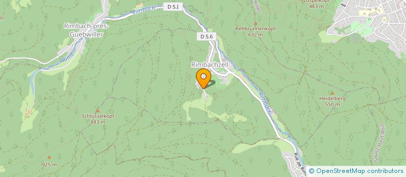 localisation de l'entreprise MONSIEUR ERIC DOENLEN  CERNAY