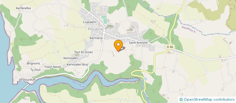 localisation de l'entreprise MONSIEUR ERIC DOHOLLOU  PLOUEZOC'H