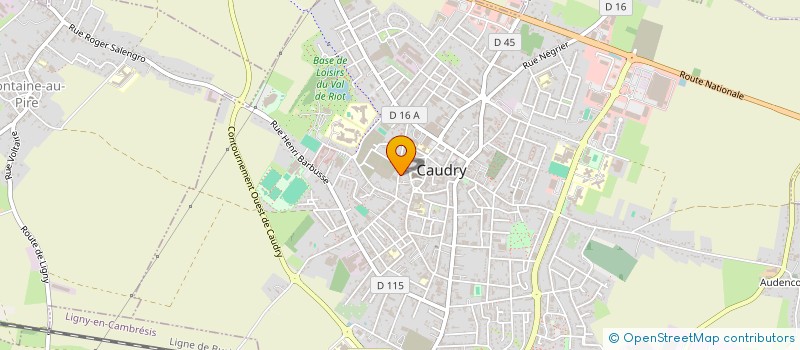 localisation de l'entreprise MONSIEUR ERIC DOISY à CAUDRY