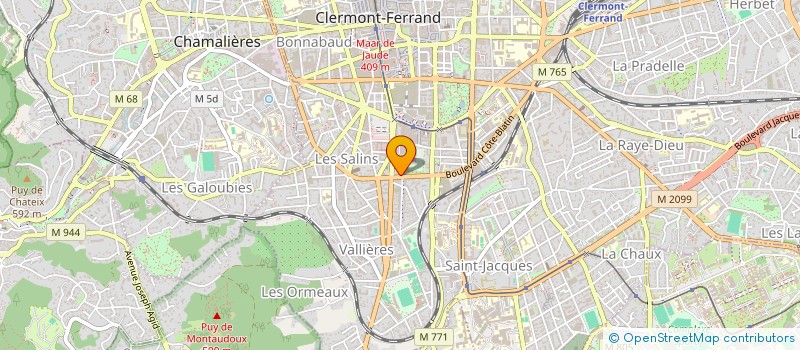 localisation de l'entreprise MONSIEUR ERIC DOMALAIN à CLERMONT-FERRAND