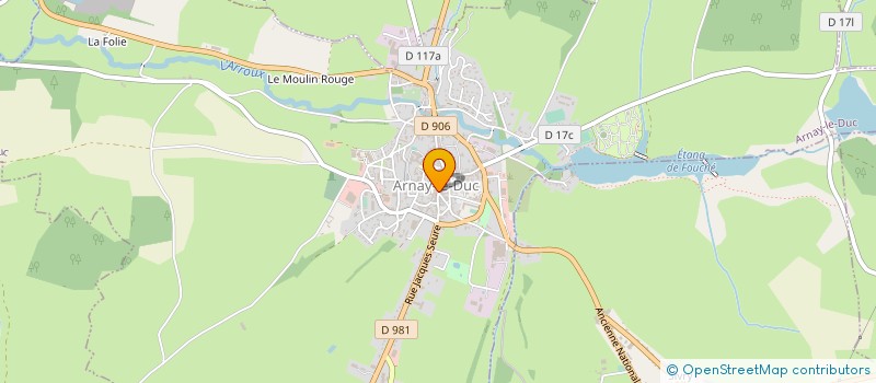 localisation de l'entreprise MONSIEUR ERIC DOMIN à ARNAY-LE-DUC