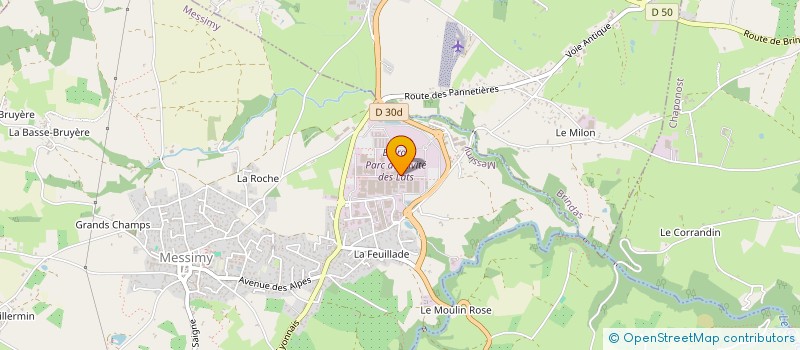 localisation de l'entreprise MONSIEUR ERIC DOMINIQUE  THURINS