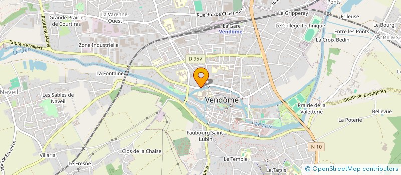 localisation de l'entreprise MONSIEUR ERIC DORDAIN à VENDOME