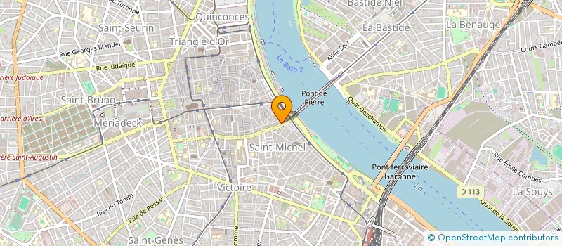 localisation de l'entreprise MONSIEUR ERIC DORDAN  BORDEAUX