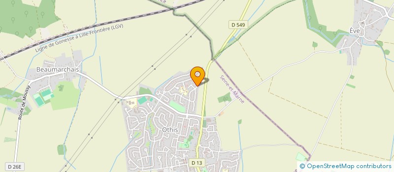 localisation de l'entreprise MONSIEUR ERIC DORNIC  OTHIS