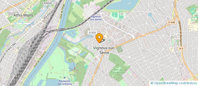 localisation de l'entreprise MONSIEUR ERIC DOUBLET  VIGNEUX-SUR-SEINE