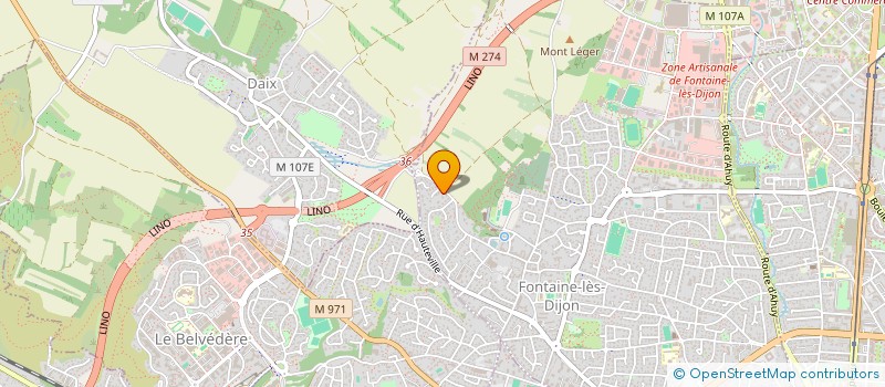 localisation de l'entreprise MONSIEUR ERIC DOUCE  FONTAINE-LES-DIJON