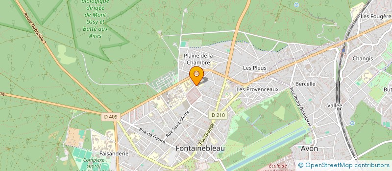 localisation de l'entreprise MONSIEUR ERIC DOUCET à FONTAINEBLEAU