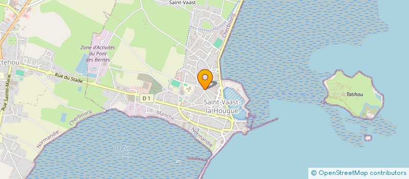 localisation de l'entreprise MONSIEUR ERIC DOUCET  SAINT-VAAST-LA-HOUGUE