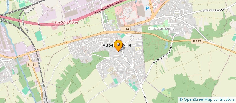 localisation de l'entreprise MONSIEUR ERIC DOUCET  AUBERGENVILLE