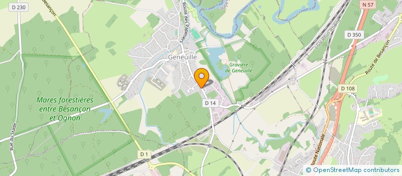 localisation de l'entreprise MONSIEUR ERIC DOUCHET  GENEUILLE