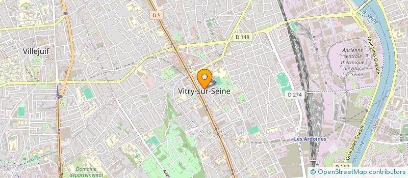 localisation de l'entreprise MONSIEUR ERIC DOUIEB à VITRY-SUR-SEINE