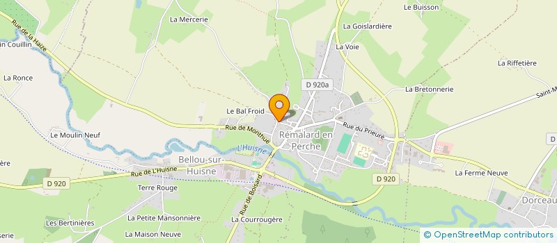 localisation de l'entreprise MONSIEUR ERIC DOURDOINE à REMALARD-EN-PERCHE