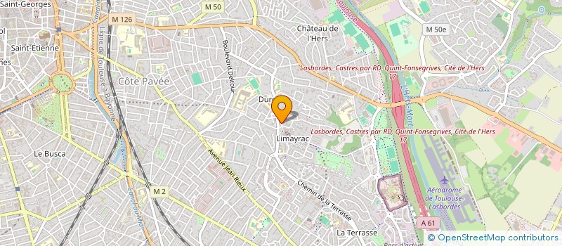 localisation de l'entreprise MONSIEUR ERIC DOURLHIES à TOULOUSE
