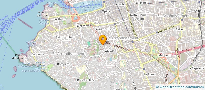 localisation de l'entreprise MONSIEUR ERIC DOUSSIN à MARSEILLE