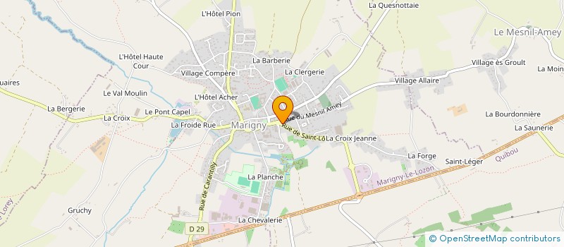 localisation de l'entreprise MONSIEUR ERIC DRENEAU  MARIGNY-LE-LOZON