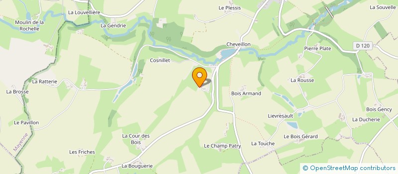 localisation de l'entreprise MONSIEUR ERIC DROUET  SAINT-GEORGES-LE-GAULTIER