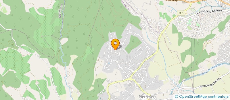 localisation de l'entreprise MONSIEUR ERIC DROULERS  PIERREVERT