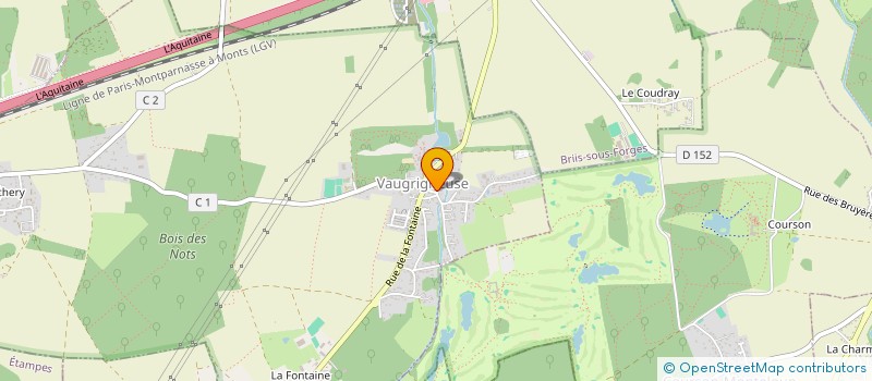 localisation de l'entreprise MONSIEUR ERIC DROUOT  VAUGRIGNEUSE