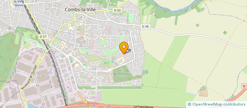 localisation de l'entreprise MONSIEUR ERIC DROYER  COMBS-LA-VILLE